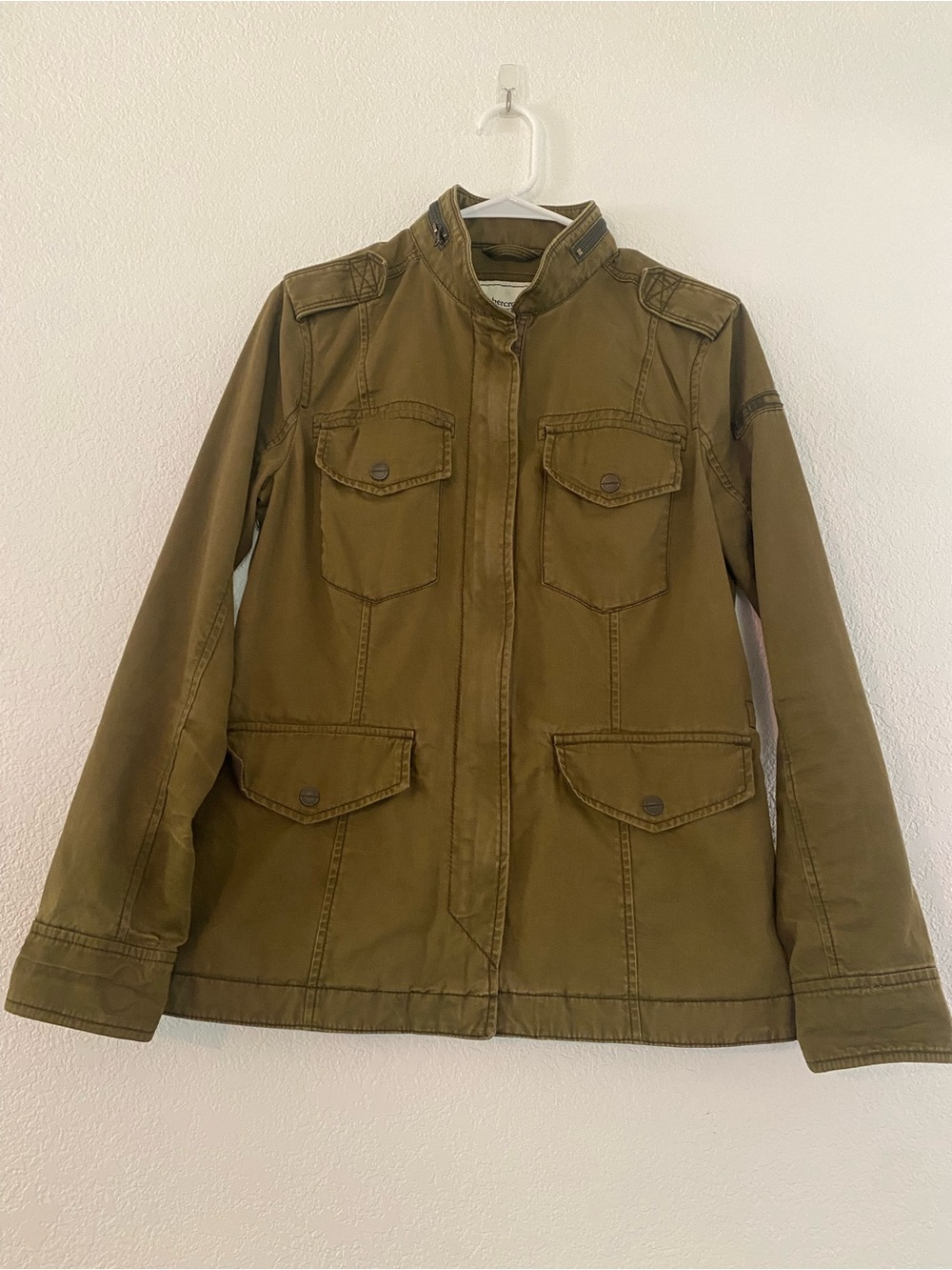 Vtg Y2K Abercrombie & Fitch Military Utility Jacket Medium Bella Swan Twilight